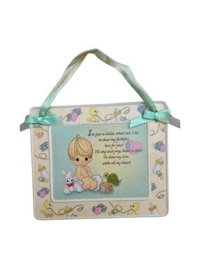 Precious Moments Porcelain Wall Plaque